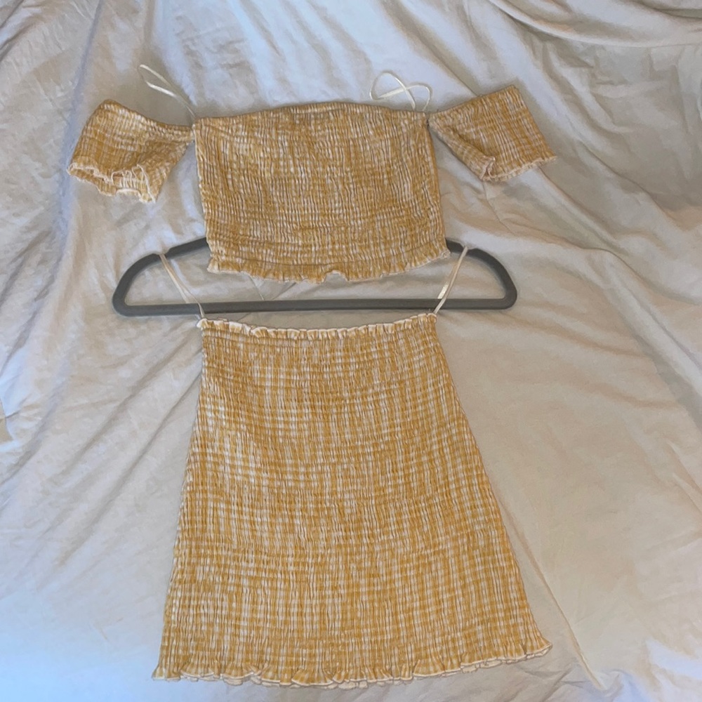 Yellow Two Piece set